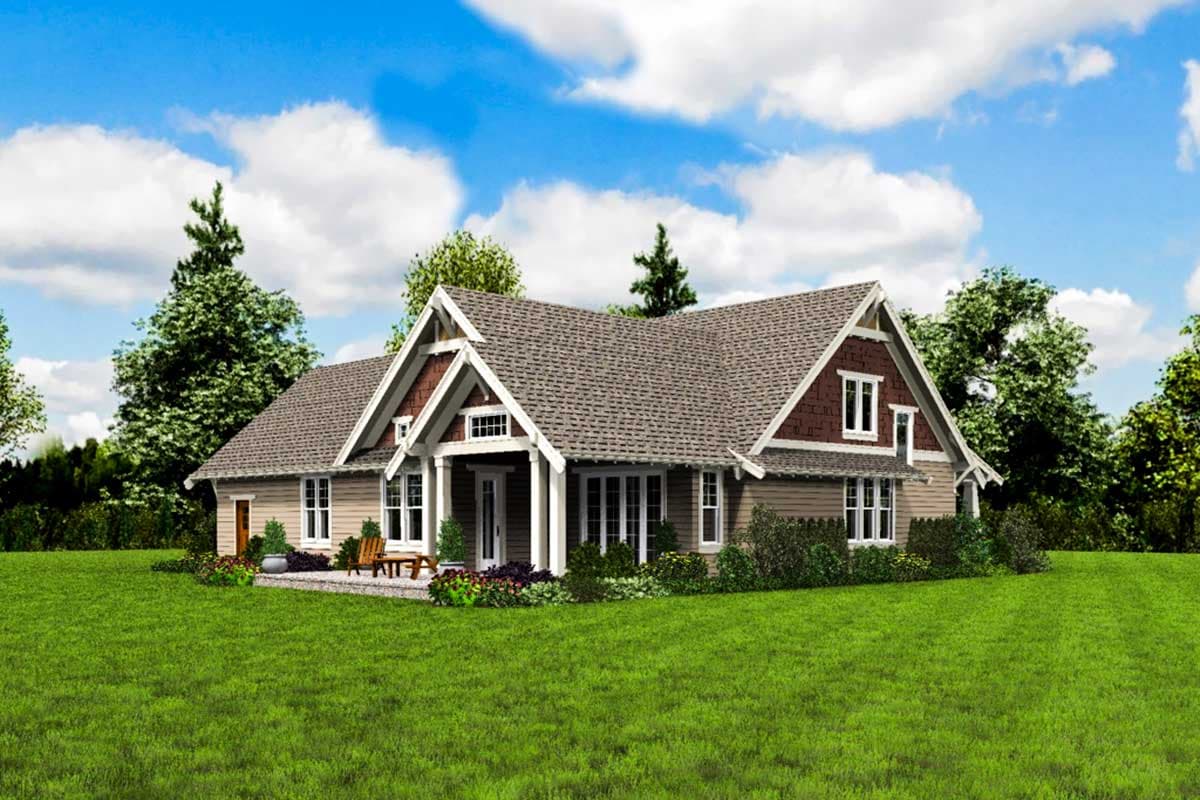 Plan 69655AM: Craftsman Bungalow with Loft - Image #9 - Bungalow, Craftsman, Northwest