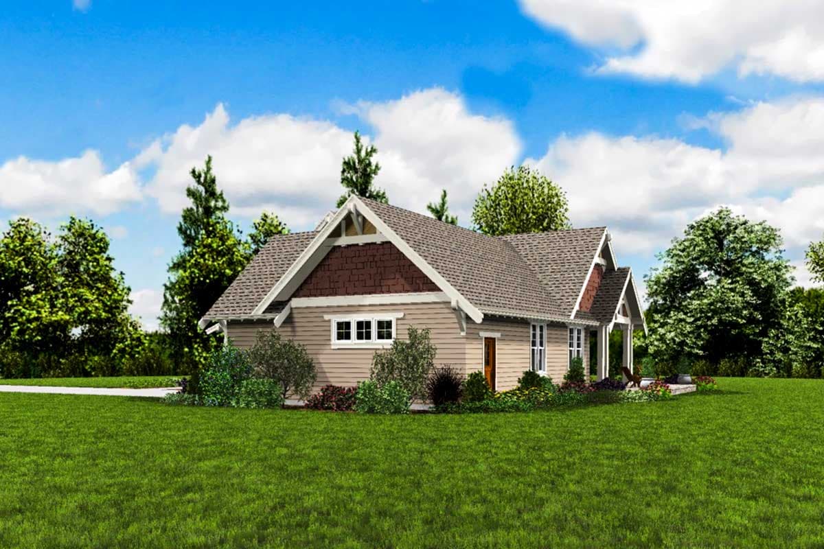 Plan 69655AM: Craftsman Bungalow with Loft - Image #13 - Bungalow, Craftsman, Northwest