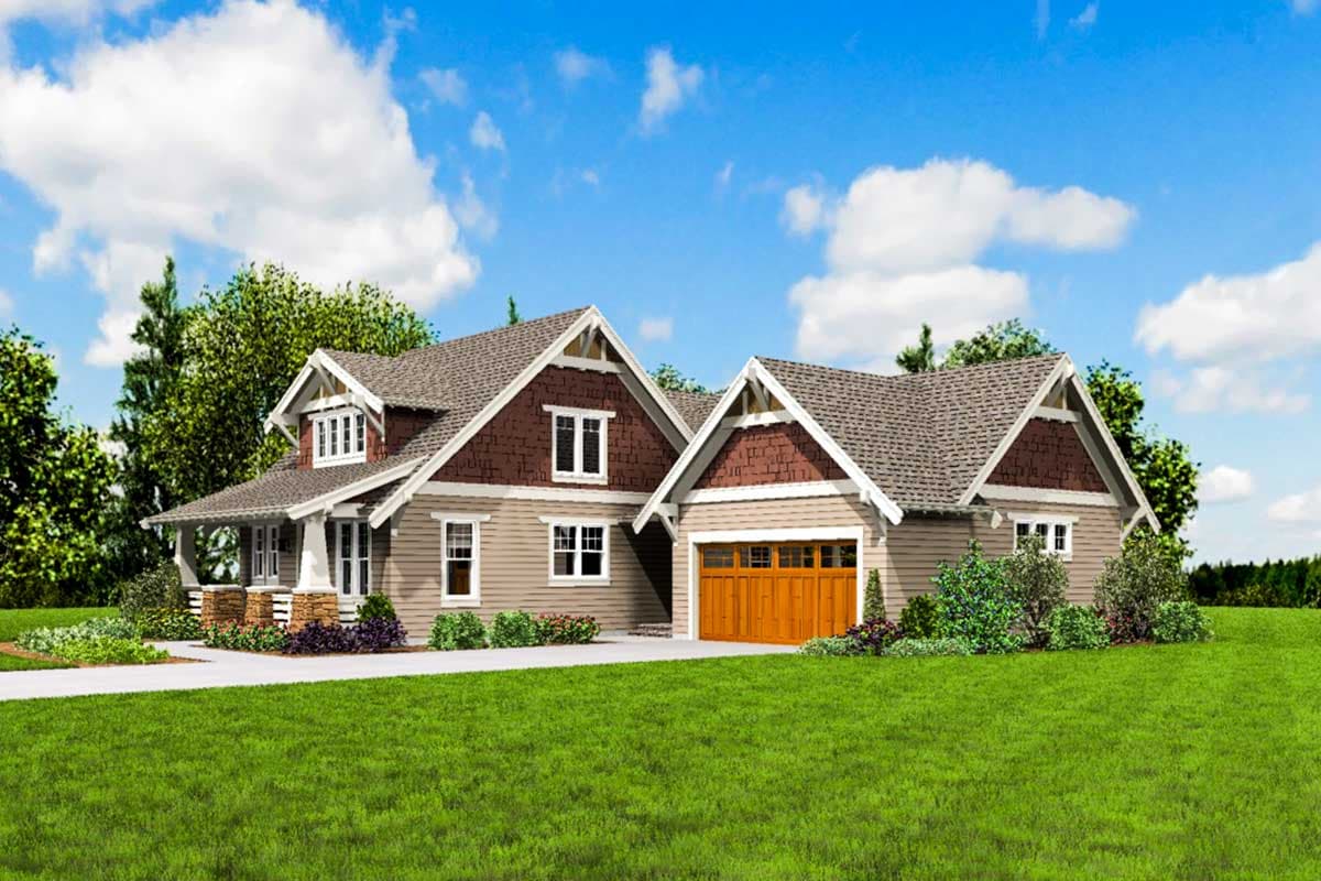 Plan 69655AM: Craftsman Bungalow with Loft - Image #15 - Bungalow, Craftsman, Northwest