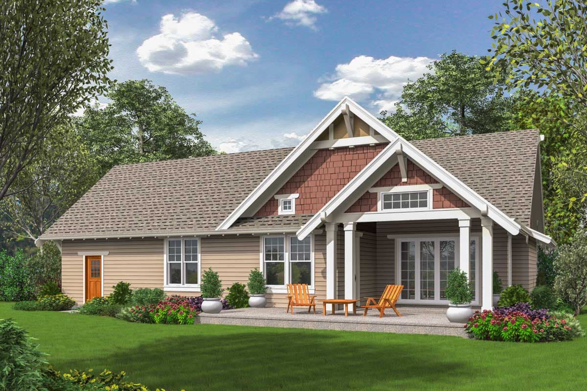 Plan 69655AM: Craftsman Bungalow with Loft - Image #10 - Bungalow, Craftsman, Northwest