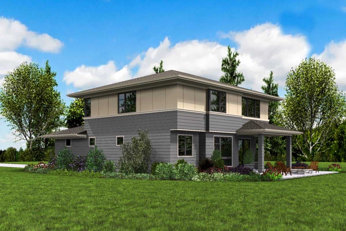 Plan 69656AM: Modern House Plan with Vaulted Master Bedroom - Image #9 - Contemporary, Modern, Northwest