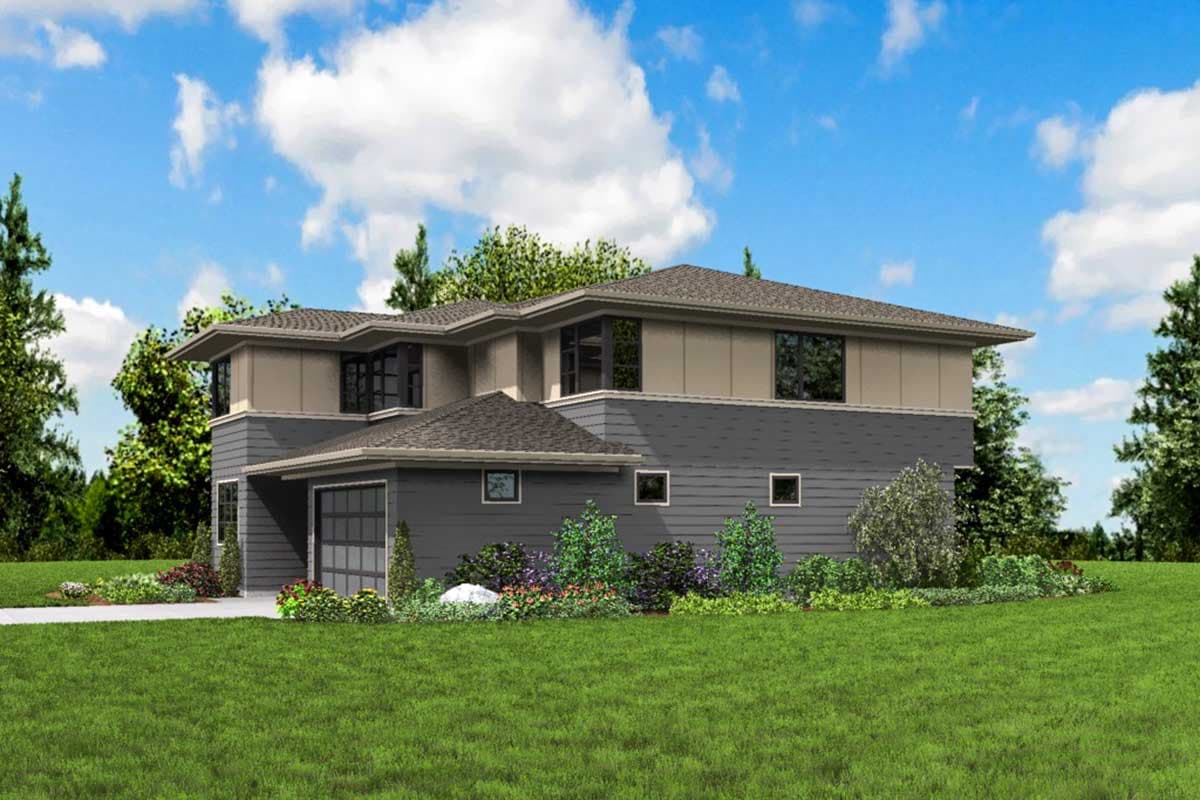 Plan 69656AM: Modern House Plan with Vaulted Master Bedroom - Image #11 - Contemporary, Modern, Northwest