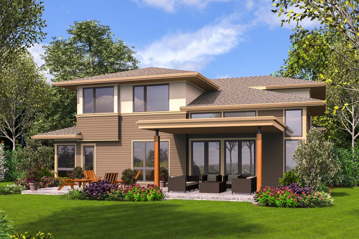 Plan 69657AM: 3-Bed Craftsman Home with Flex Room - Image #8 - Craftsman, Northwest, Prairie