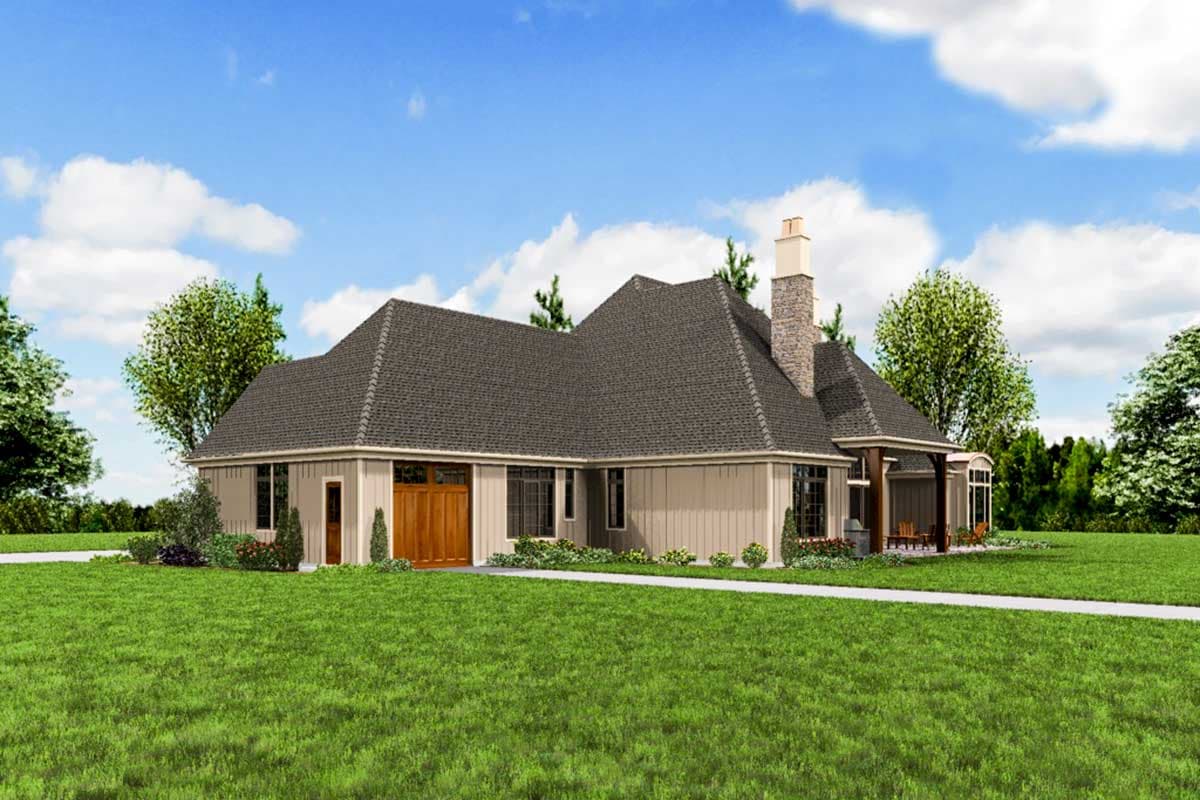 Plan 69658AM: Games Room Plus a Hobby Room - Image #9 - European