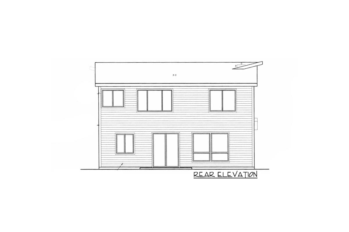 Plan 85194MS: 4 Bed Modern Home Plan with Options - Image #4 - Modern, Northwest