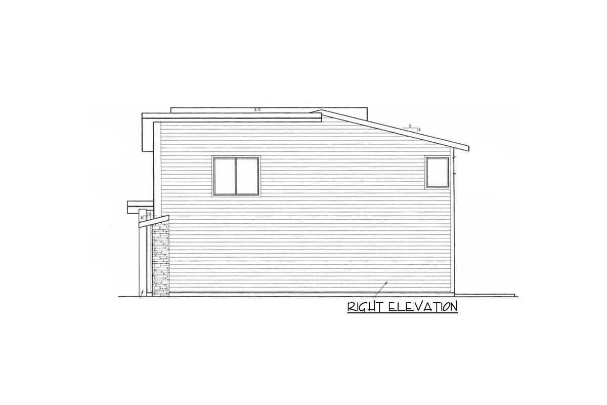 Plan 85194MS: 4 Bed Modern Home Plan with Options - Image #5 - Modern, Northwest