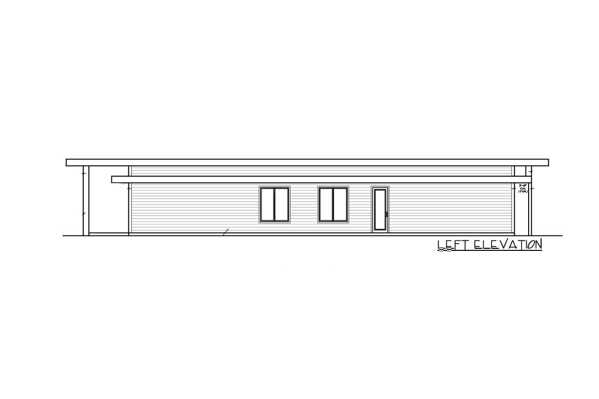 Plan 85198MS: 3-Bed Mid-Century Modern House Plan with Casita - 2152 Sq Ft - Image #4 - Mid Century Modern
