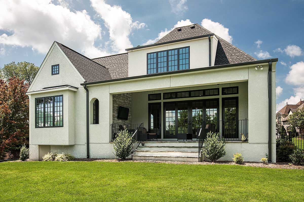 Plan 93096EL: Exclusive French Country Cottage with Courtyard and Covered Veranda - Image #22 - Acadian, European, French Country, Louisiana-Style, Southern, Tuscan