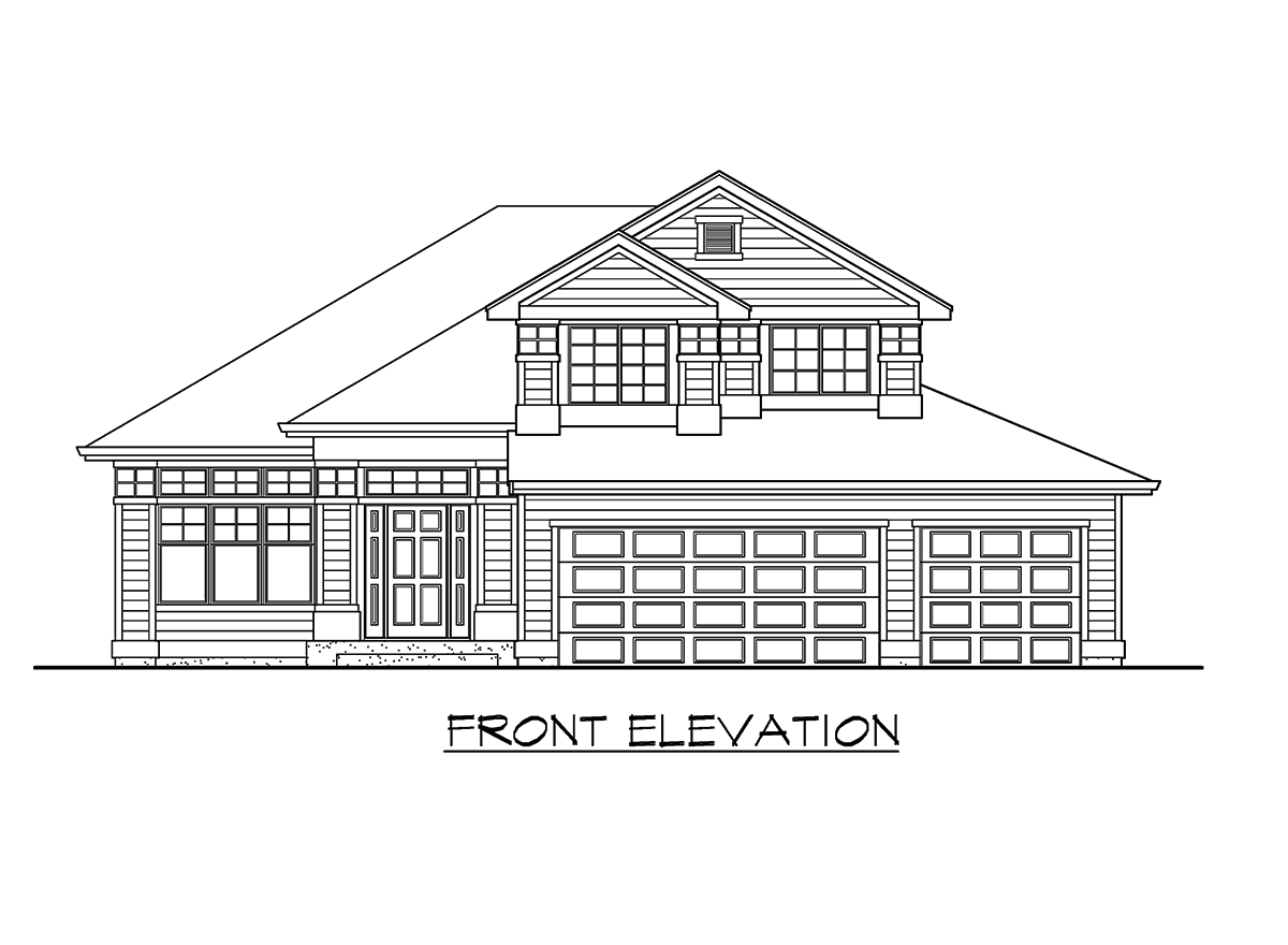 Plan 23692JD: Craftsman Home Plan with Garage Options - Image #16 - Craftsman, Northwest
