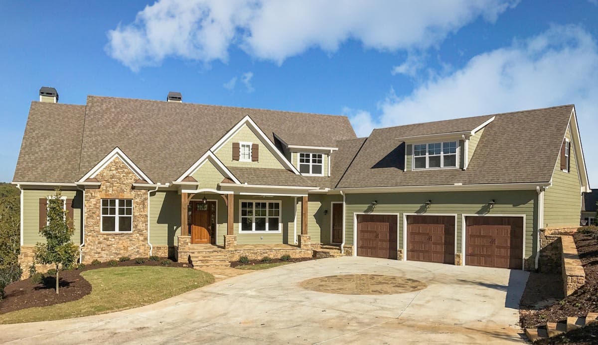 Plan 24375TW: Exciting Craftsman with Angled Garage and Optional Finished Lower Level - Image #6 - Country, Craftsman
