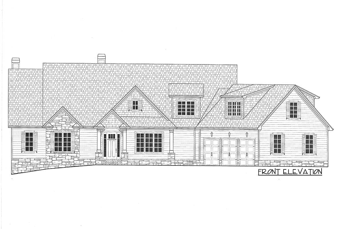 Plan 24375TW: Exciting Craftsman with Angled Garage and Optional Finished Lower Level - Image #56 - Country, Craftsman