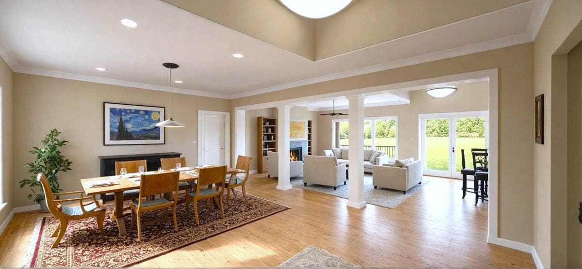 Plan 28915JJ: Flexible Country Farmhouse House Plan with Sweeping Porches Front and Back - 2059 Sq Ft - Image #6 - Country, Farmhouse, Modern Farmhouse, Ranch, Southern, Traditional