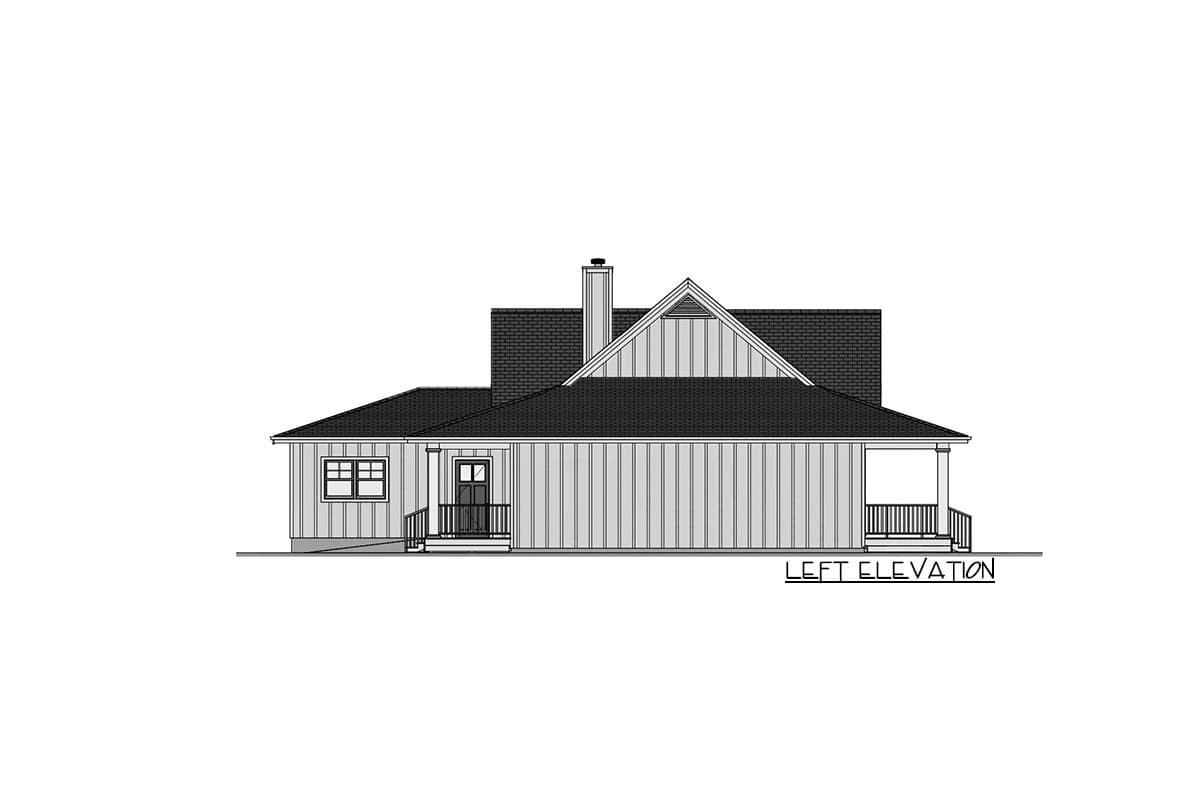 Plan 28915JJ: Flexible Country Farmhouse House Plan with Sweeping Porches Front and Back - 2059 Sq Ft - Image #10 - Country, Farmhouse, Modern Farmhouse, Ranch, Southern, Traditional