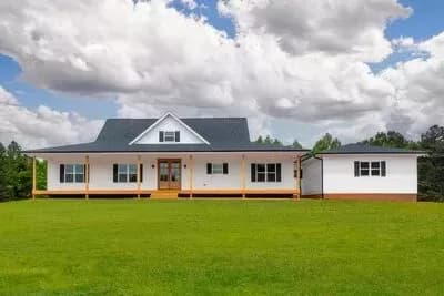 Flexible Country Farmhouse House Plan with Sweeping Porches Front and Back - 2059 Sq Ft