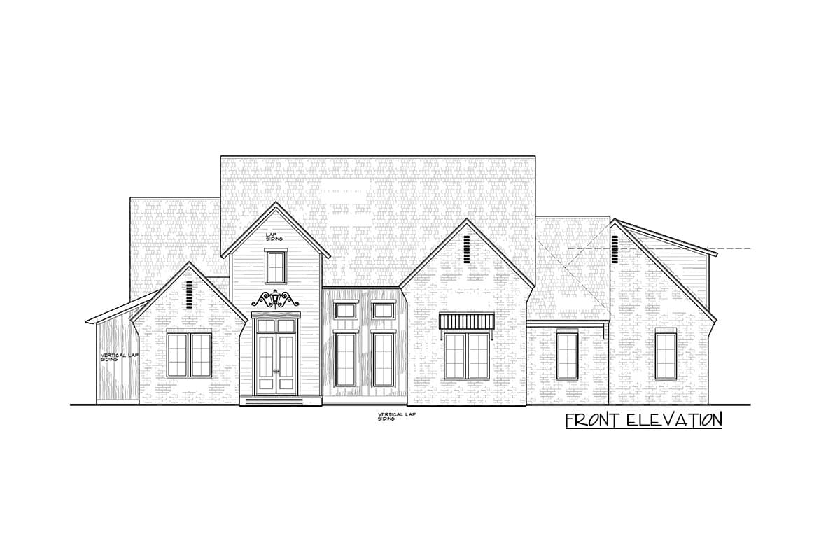Plan 510011WDY: Transitional Farmhouse Plan with 4 to 5 Bedrooms - Image #49 - Acadian, Country, European, Farmhouse, Louisiana-Style, Modern Farmhouse, New American, Southern, Traditional, Transitional