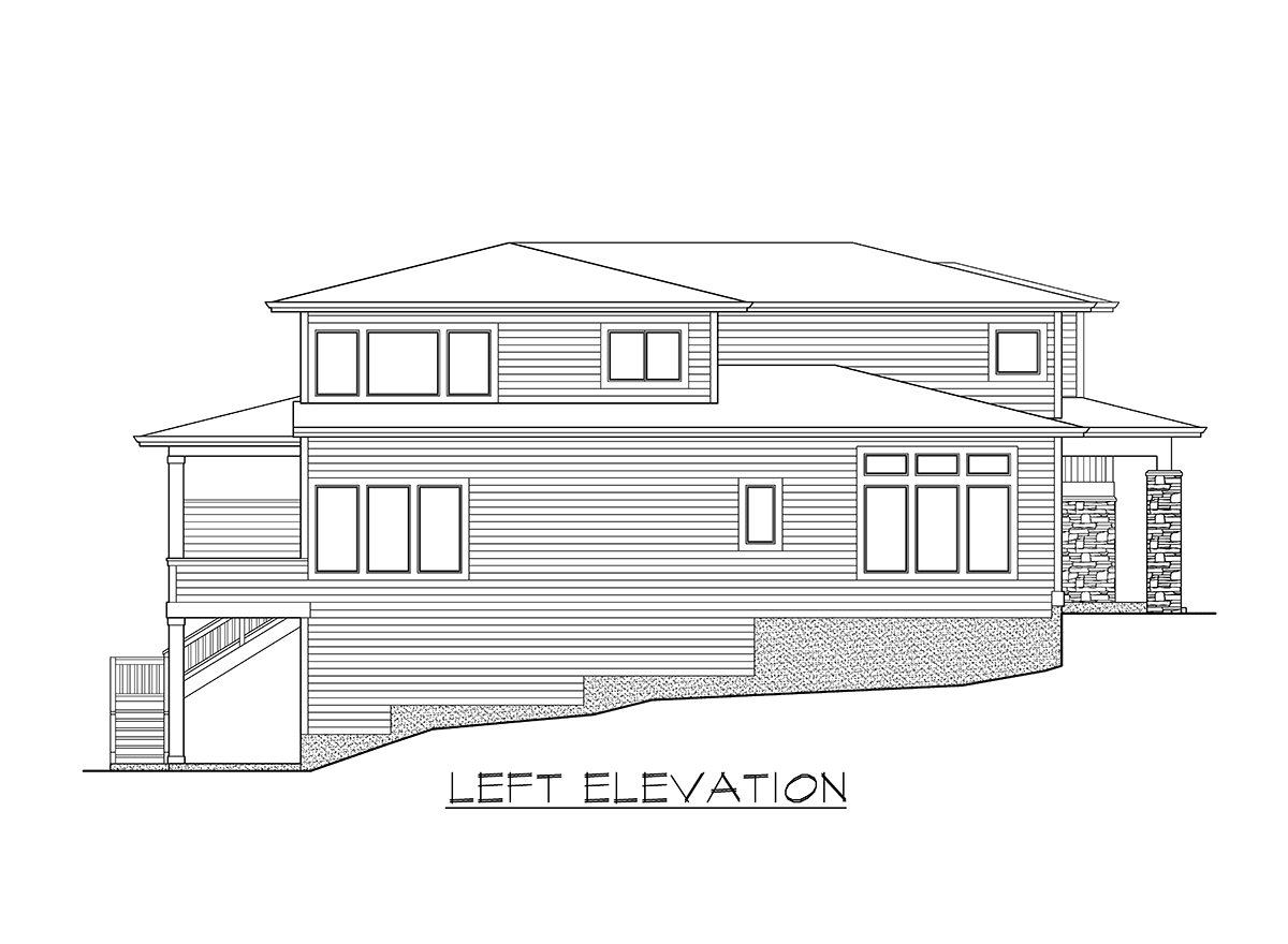 Plan 23694JD: Modern Prairie House Plan with Tri-Level Living - Image #58 - Modern, Northwest, Prairie