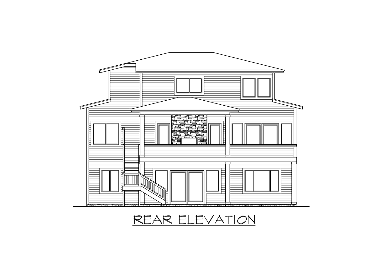 Plan 23694JD: Modern Prairie House Plan with Tri-Level Living - Image #59 - Modern, Northwest, Prairie