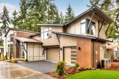 Angular Modern Home Plan With Vaulted Bonus Room