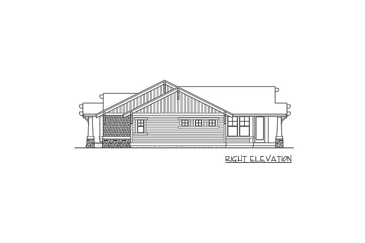 Plan 23697JD: Arts and Crafts Bungalow - Image #6 - Craftsman, Northwest, Shingle