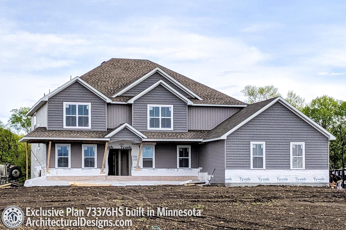 build gallery item - Exclusive House Plan 73376HS comes to life in Indiana!