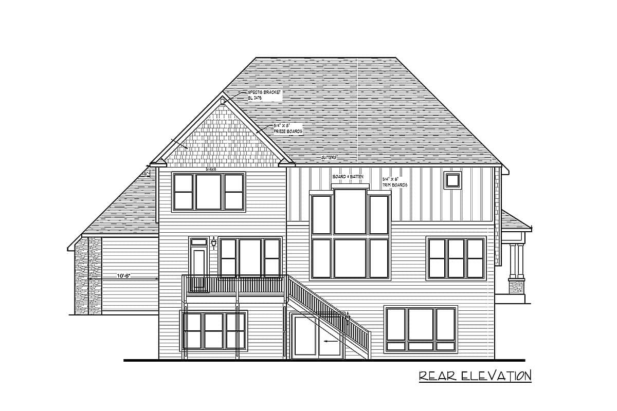 Plan 73376HS: Beautiful Craftsman With Amazing Great Room - 3634 Sq Ft - Image #76 - Craftsman, New American, Northwest, Traditional