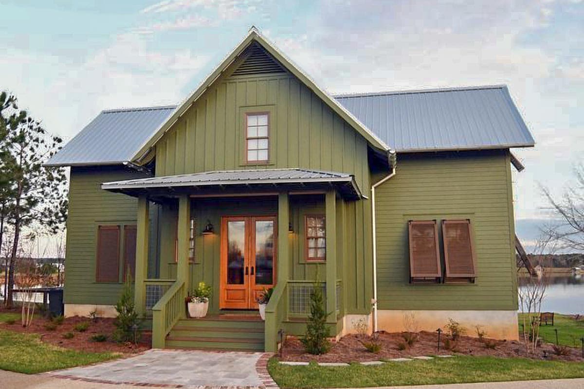 Plan 130002LLS: Delightful 1700 Square Foot Lake House Plan  - Image #7 - Coastal Contemporary, Cottage, Country, Farmhouse, New American, Rustic, Southern