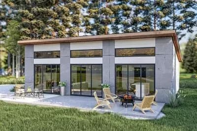 Contemporary Getaway House Plan