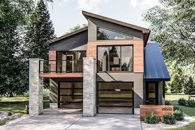 Ultra-Modern Tiny House Plan