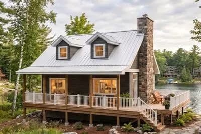 Charming Getaway Vacation or ADU Cabin - 670 Sq Ft