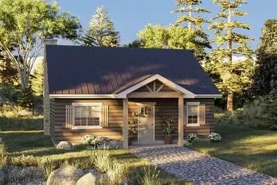 1-Bed Cozy Cabin Under 1000 Sq Ft