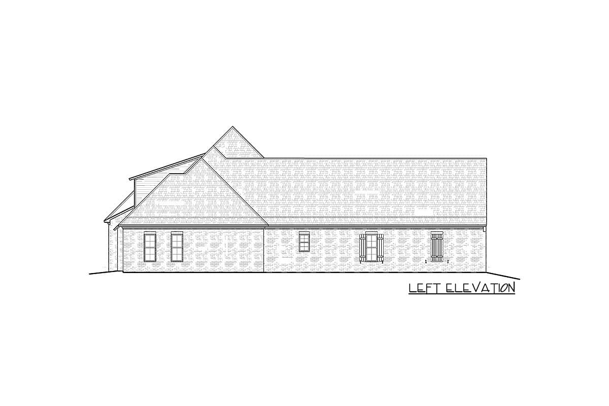 Plan 510014WDY: 4 Bed French Country with Optional 5th Bedroom - Image #16 - Acadian, European, French Country, Louisiana-Style, Southern, Traditional