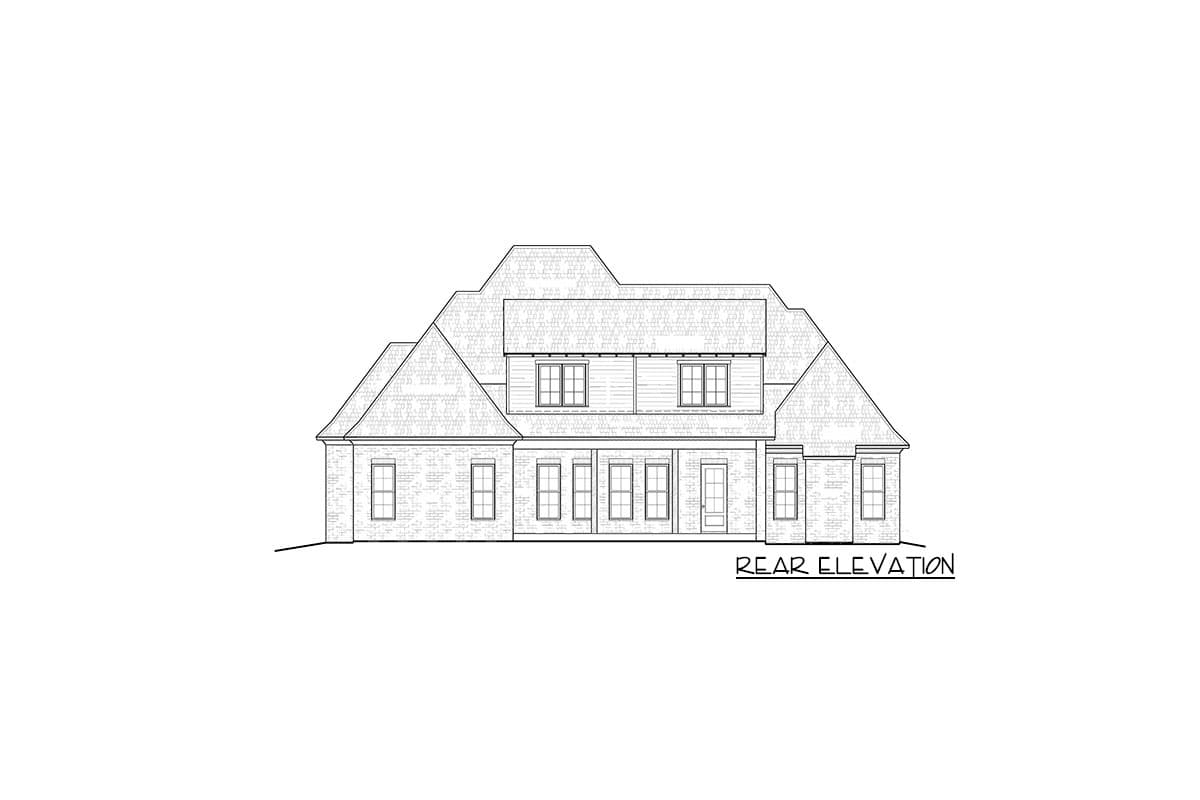 Plan 510014WDY: 4 Bed French Country with Optional 5th Bedroom - Image #17 - Acadian, European, French Country, Louisiana-Style, Southern, Traditional