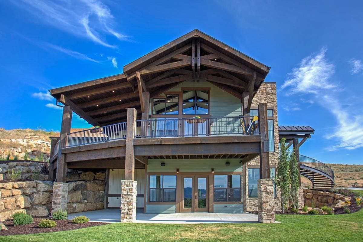 Plan 95042RW: Luxury Hillside Retreat with Optional Finished Lower Level - Image #6 - Craftsman, Mountain, Northwest, Ranch, Rustic