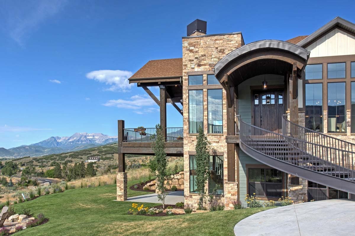 Plan 95042RW: Luxury Hillside Retreat with Optional Finished Lower Level - Image #9 - Craftsman, Mountain, Northwest, Ranch, Rustic