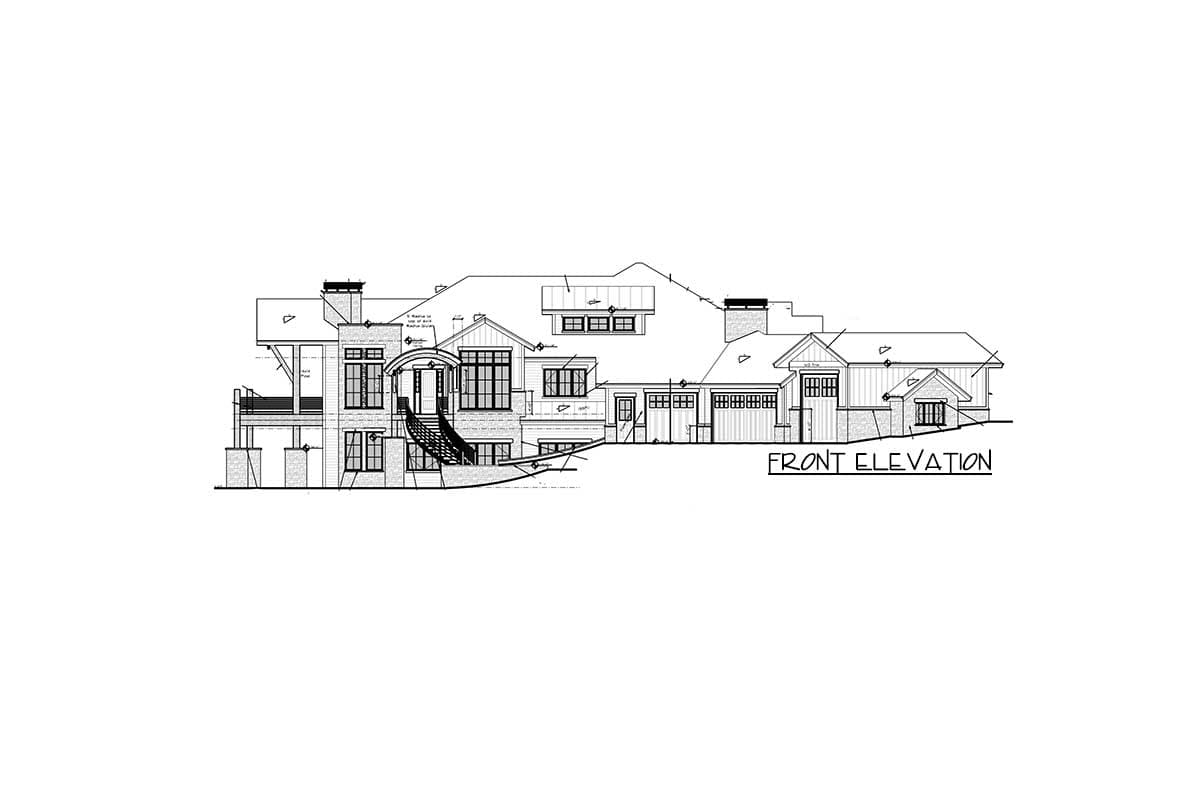 Plan 95042RW: Luxury Hillside Retreat with Optional Finished Lower Level - Image #39 - Craftsman, Mountain, Northwest, Ranch, Rustic