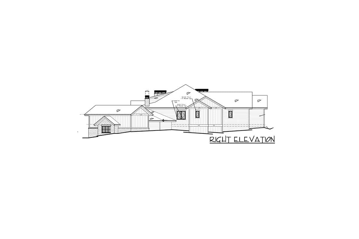 Plan 95042RW: Luxury Hillside Retreat with Optional Finished Lower Level - Image #42 - Craftsman, Mountain, Northwest, Ranch, Rustic