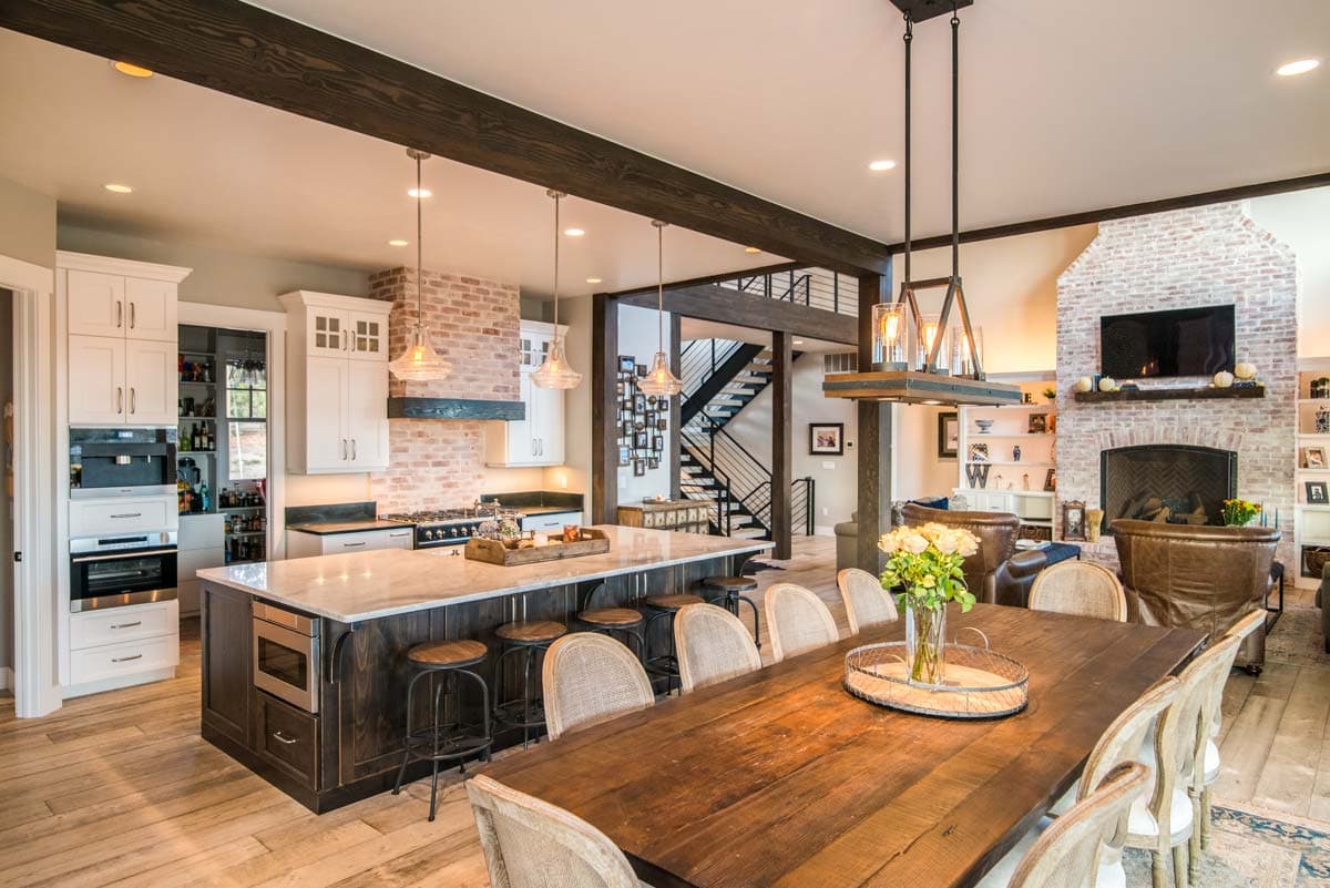 Plan 95043RW: Contemporary Country Barn Dream Home Plan - Image #14 - Barndominium, Contemporary, Country, Craftsman, Farmhouse, Mountain, New American, Rustic