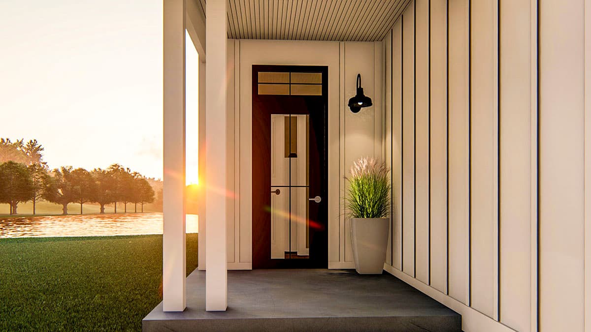 Plan 62712DJ: Cozy Cottage with Bunk Room - Image #6 - Coastal, Cottage, Farmhouse, Mountain, Vacation