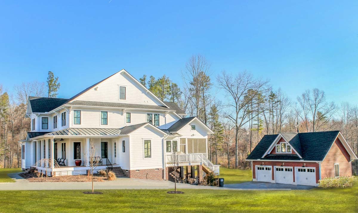 Plan 500020VV: Modern Farmhouse Plan with Matching Detached Garage - Image #6 - Country, Farmhouse, Modern Farmhouse, New American, Traditional