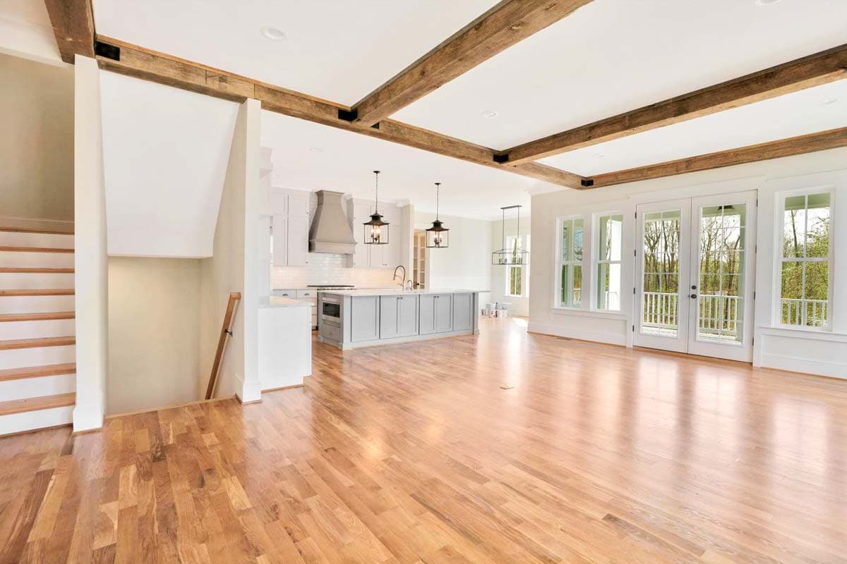 Plan 500021VV: Modern Farmhouse with L-Shaped Front Porch - 3887 Sq Ft - Image #4 - Country, Farmhouse, Modern Farmhouse, New American, Southern, Traditional