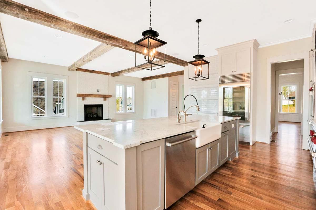 Plan 500021VV: Modern Farmhouse with L-Shaped Front Porch - 3887 Sq Ft - Image #5 - Country, Farmhouse, Modern Farmhouse, New American, Southern, Traditional