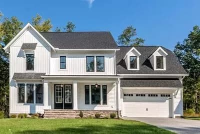 Simple 4 Bedroom Modern Farmhouse Plan