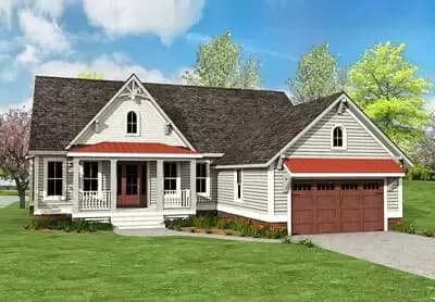 Country Craftsman House Plan