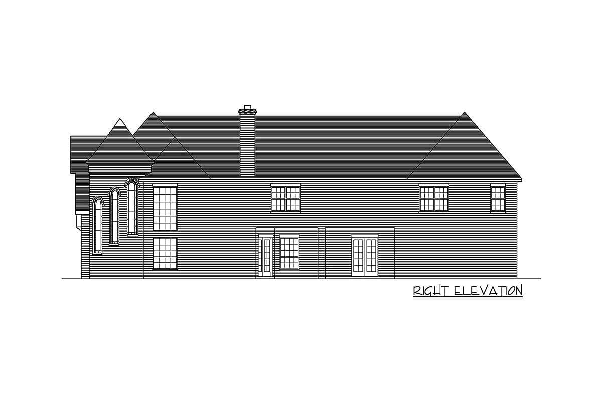 Plan 36542TX: Duplex House Plan With Visual Variety - Image #27 - European, Tudor
