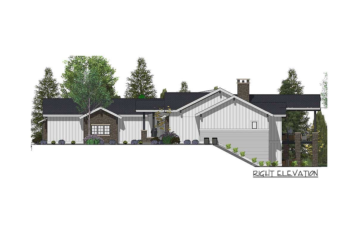 Plan 64444SC: Picturesque Farmhouse with Finished Lower Level - Image #19 - Craftsman, Farmhouse