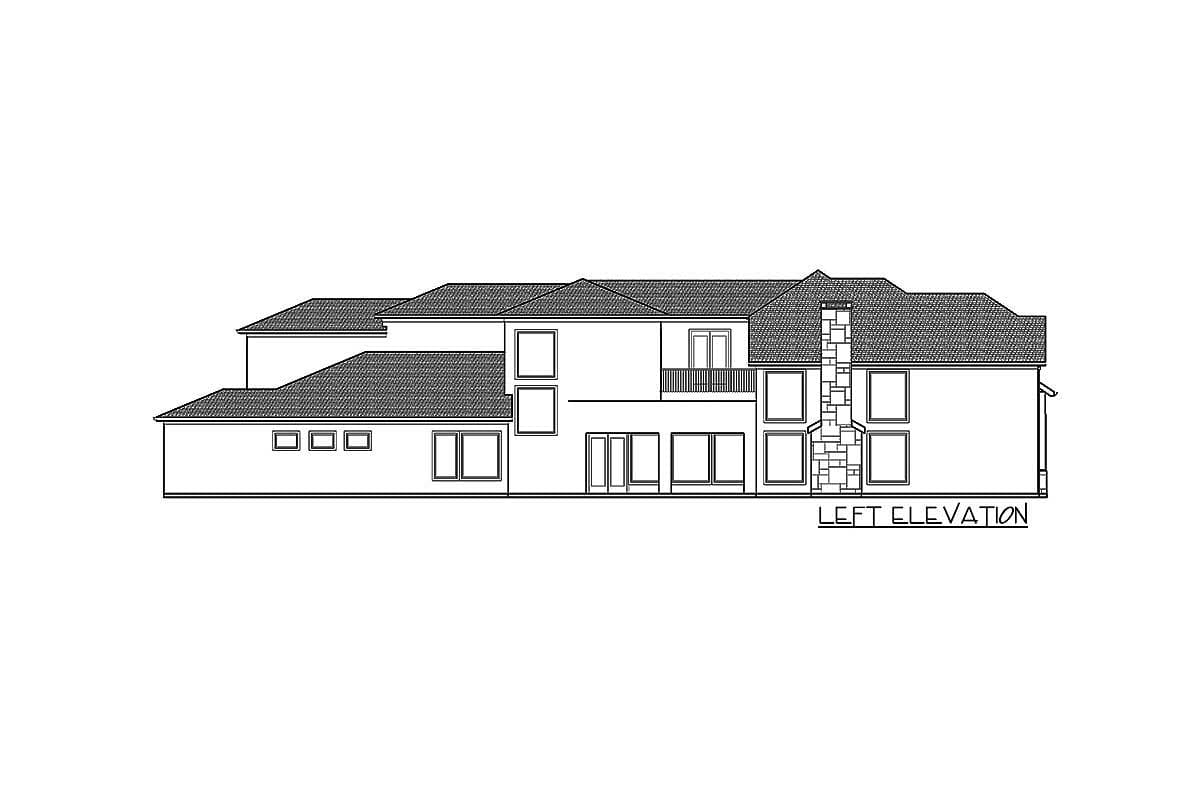 Plan 36546TX: Contemporary House Plan With Elevator For The Narrow Lot - Image #24 - Contemporary, Southern