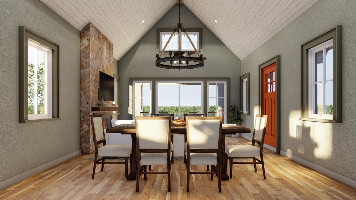 Plan 70561MK: Rugged Country House Plan with Vaulted Great Room - 1008 ...