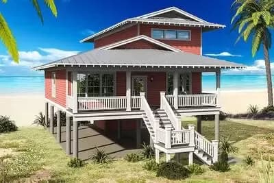 Narrow Lot Beach Cottage