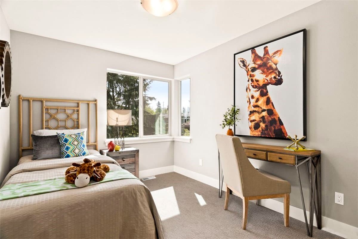 Plan 23699JD: Three Story Modern House Plan Designed For The Narrow Front-Sloping Lot - Image #15 - Contemporary, Modern, Northwest