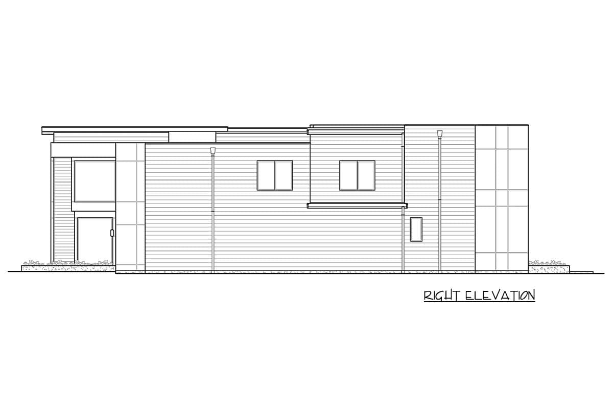 Plan 23703JD: Narrow Lot Modern House Plan - Image #47 - Contemporary, Modern, Northwest